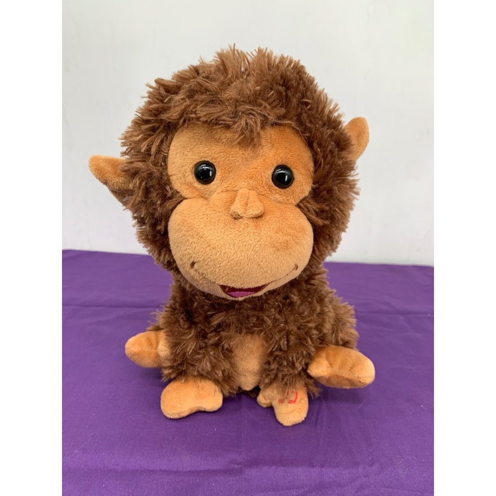 Cuddle Barn Cracking Up Coco Dancing Monkey 2018 Soft Brown Musical Tested